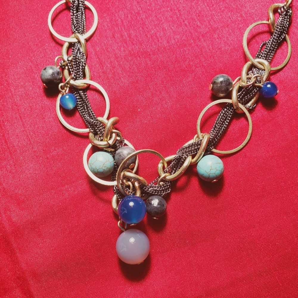 Tangle beaded necklace